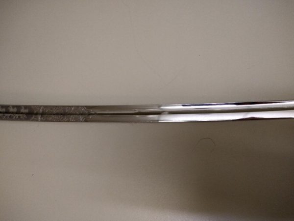 Third Reich Army Artillery NCO/EM Sword w/Personalized Double-Etched Blade WITHOUT Scabbard (25198) - Image 3