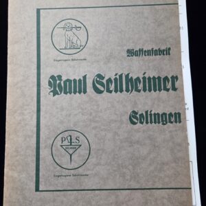 Paul Seilheimer Sales Catalog (12720)