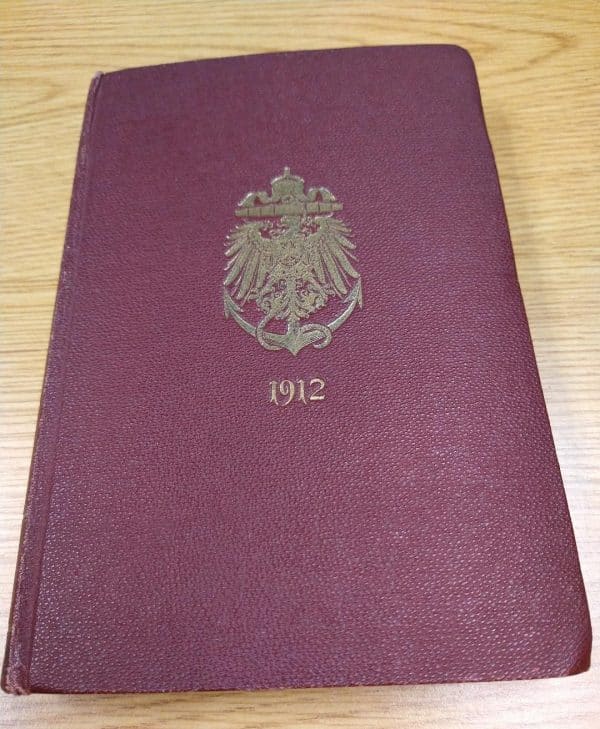 1912 Rangliste der Kaizerlichen Marine (08669)