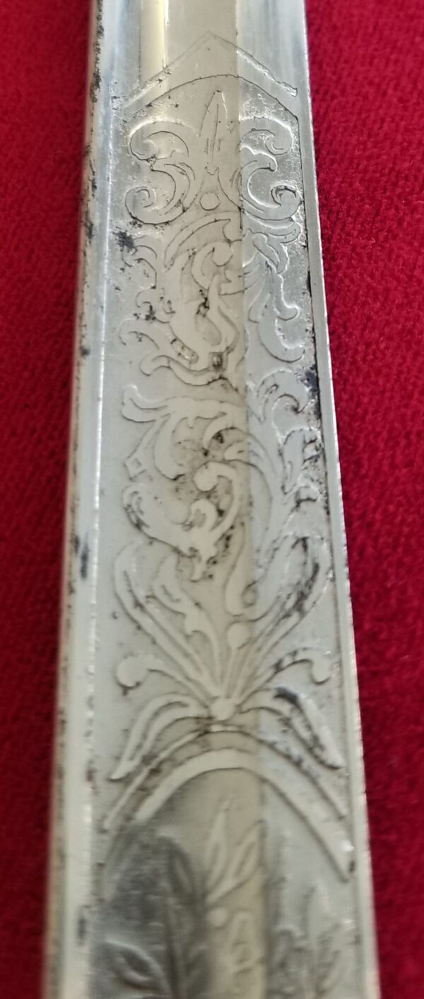 Eickhorn Bavarian Equestrian Regiment #17 Imperial Sword w/Double-Etched Blade (24275) - Image 11
