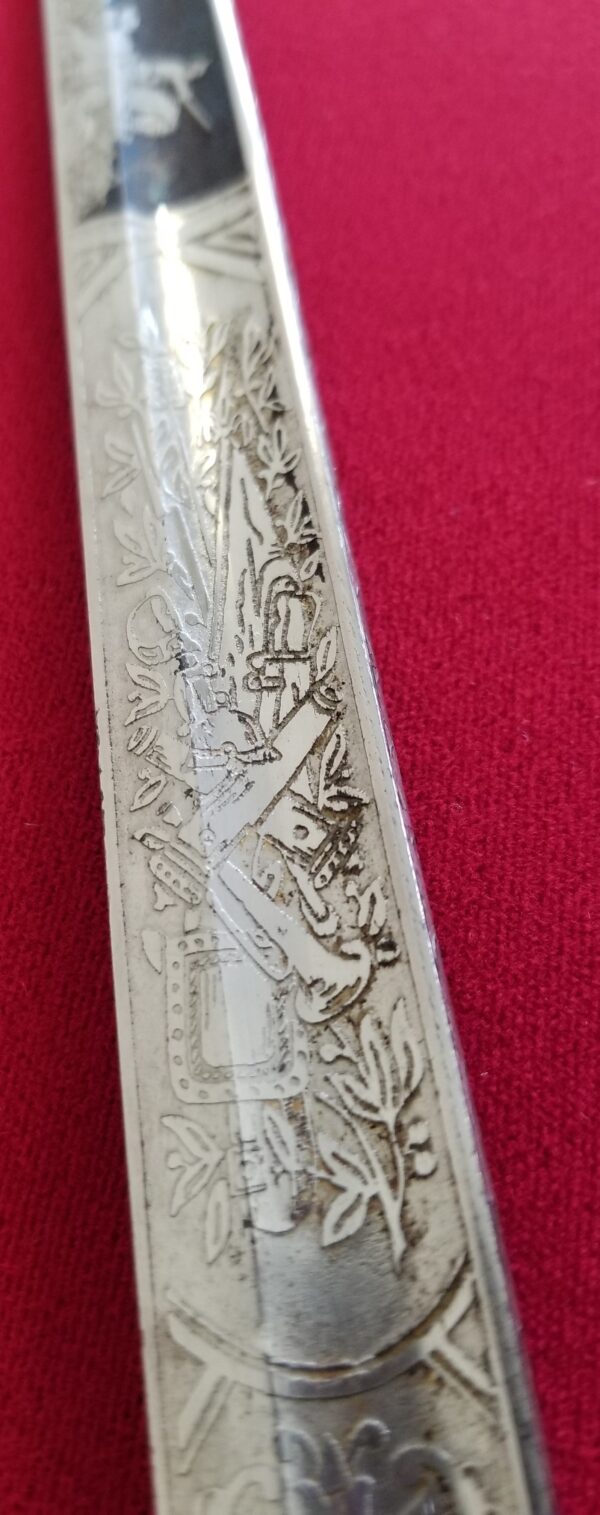 Eickhorn Bavarian Equestrian Regiment #17 Imperial Sword w/Double-Etched Blade (24275) - Image 12