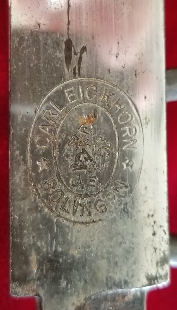Eickhorn Bavarian Equestrian Regiment #17 Imperial Sword w/Double-Etched Blade (24275) - Image 6