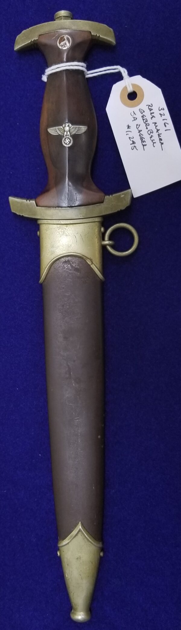 Early SA Dagger by Gebruder Bell (32161)