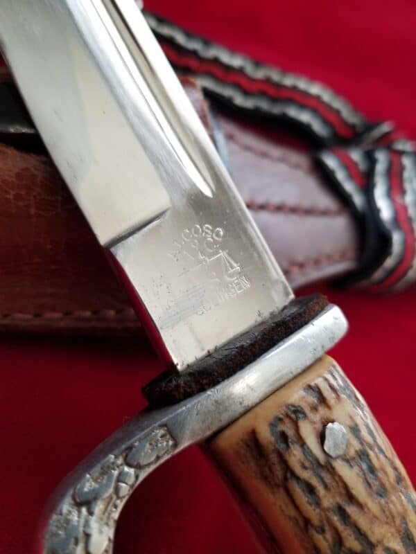 1939 Short Police Bayonet by Alcoso with Frog and Portepee (32592) - Image 4