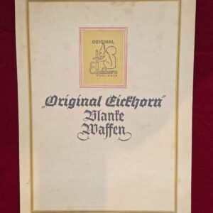 Carl Eickhorn Blanke Waffen Folder (31086)
