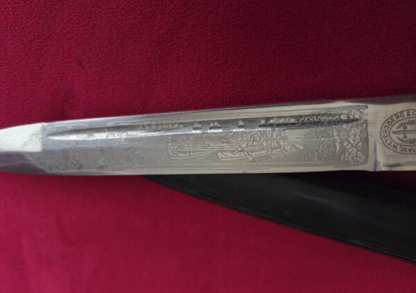 Etched K98 Dress Bayonet by Paul Weyersberg (32795) - Image 7