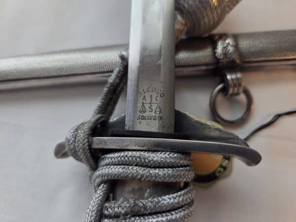 Government Official’s Dagger by Alcoso with Portepee and Alcoso Control Tag (32809) - Image 5