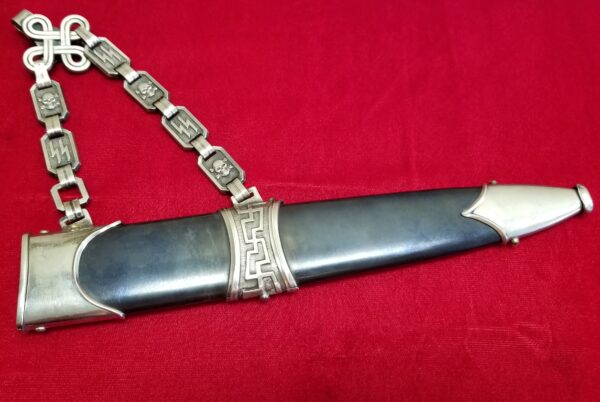 Early Chained SS M33 Dagger by Boker with Portepee (32817) - Image 7