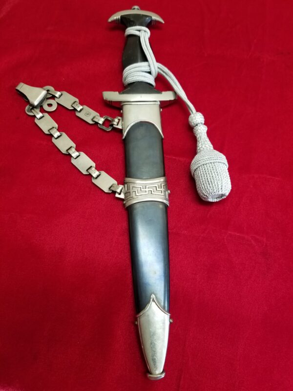 Early Chained SS M33 Dagger by Boker with Portepee (32817) - Image 2