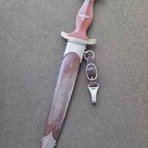 Early SA Dagger by Carl Schmidt with Hanger (32831)