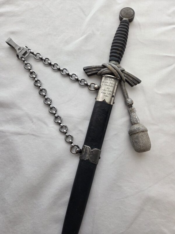 1st Model Luftwaffe Dagger by David Malsch with Hanger and Portepee (32837) - Image 4