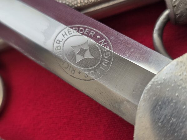 Army Dagger by Richard Herder with Portepee (32862) - Image 9