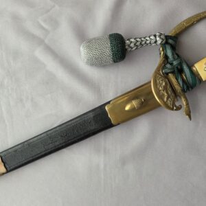 Sr Forestry Cutlass by WKC with Portepee (32867)