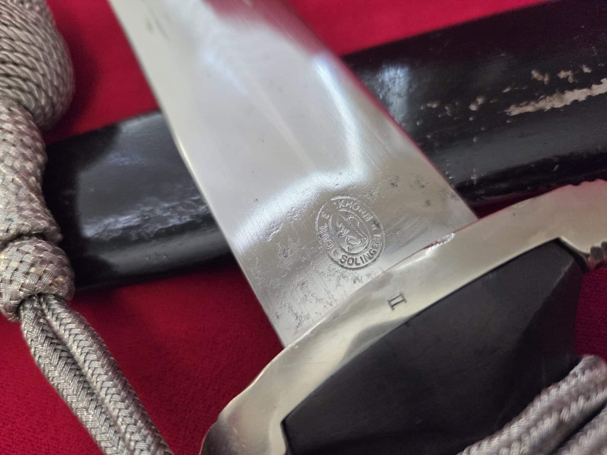 Early SS Dagger by Eickhorn with Portepee (32881) - Image 10