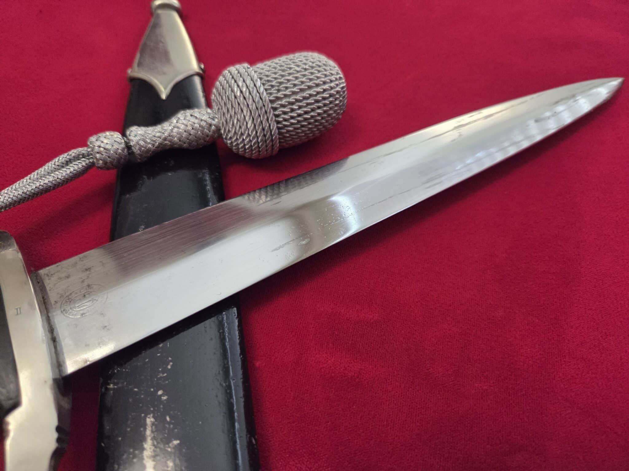 Early SS Dagger by Eickhorn with Portepee (32881) - Image 5