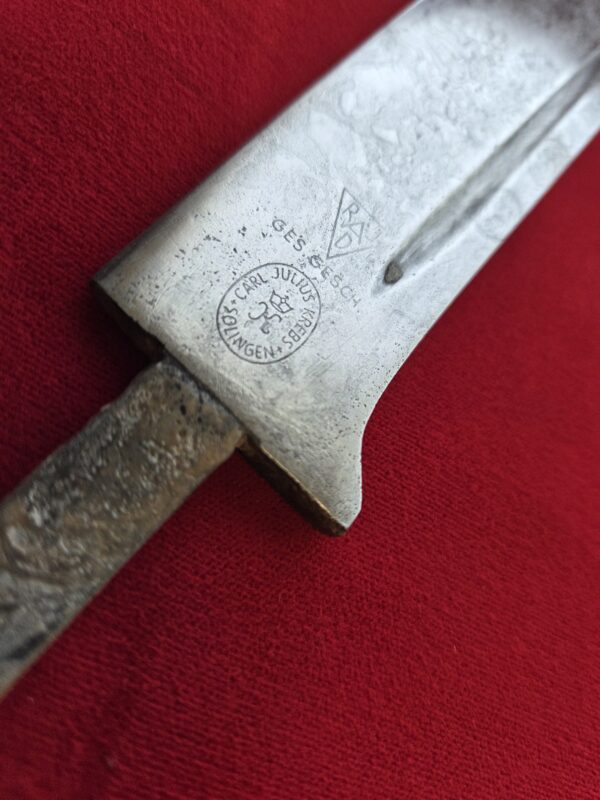 RAD Subordinate Dagger Blade by Carl Julius Krebs (31105) - Image 3
