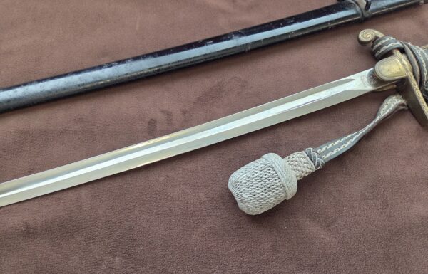 Army Officer's Dove Head Sword by Carl Eickhorn with Portepee (32923) - Image 3