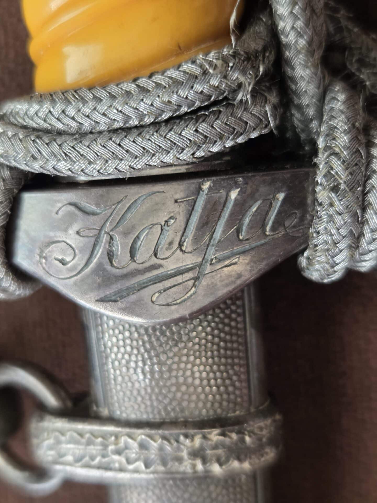 Personalized Army Officer by Carl Eickhorn with Portepee and Hangers (33024) - Image 6