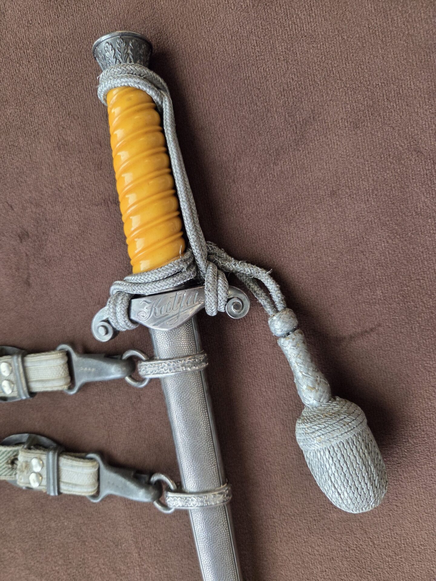 Personalized Army Officer by Carl Eickhorn with Portepee and Hangers (33024) - Image 3