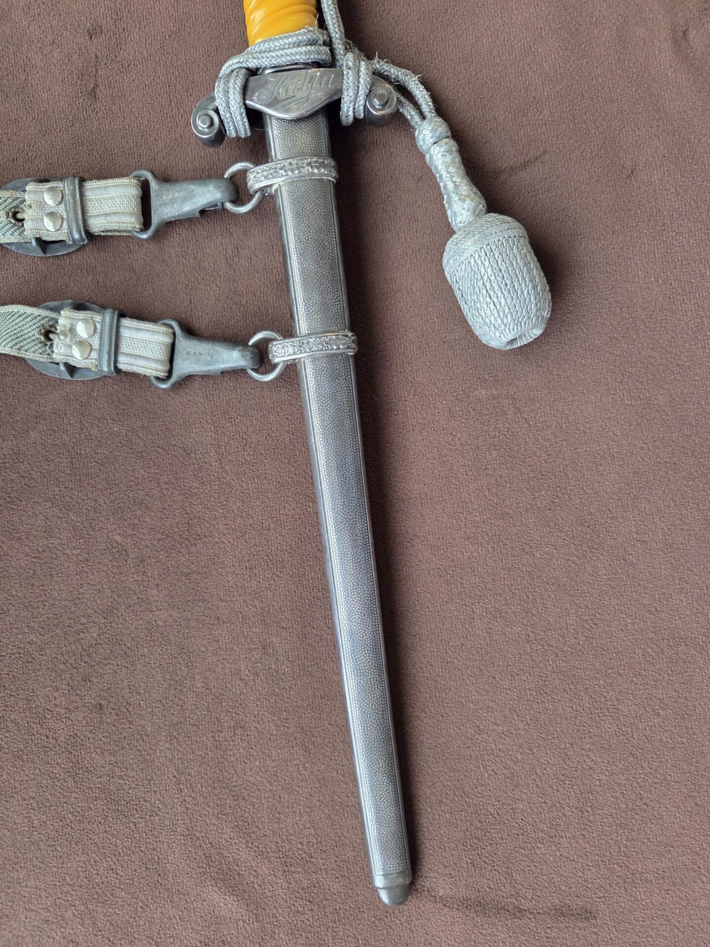 Personalized Army Officer by Carl Eickhorn with Portepee and Hangers (33024) - Image 13