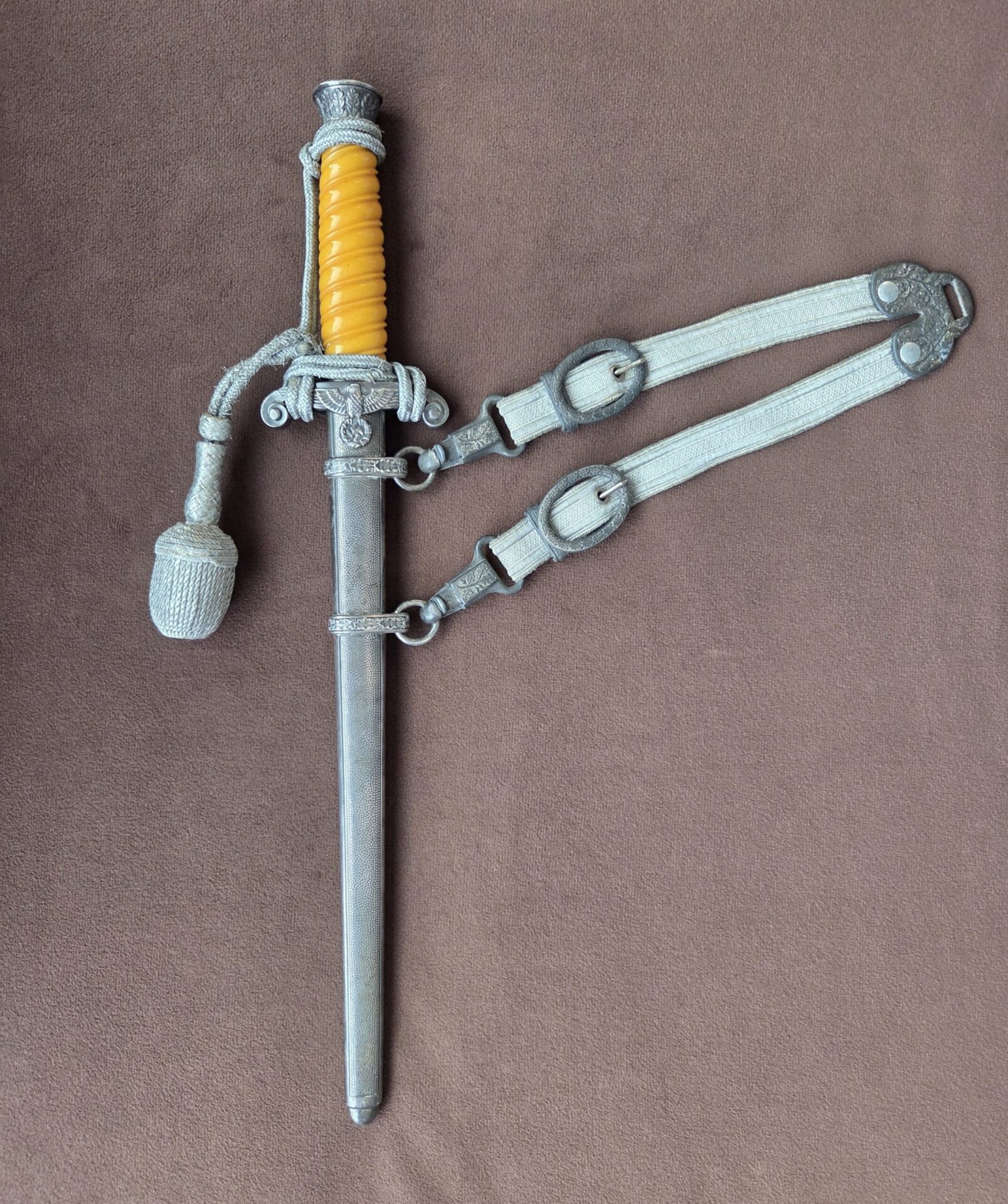 Personalized Army Officer by Carl Eickhorn with Portepee and Hangers (33024)