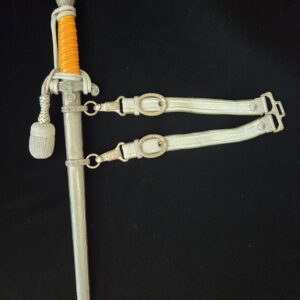 Army Officers Dagger by F. W. Holler with Pommel and Hangers (33041)