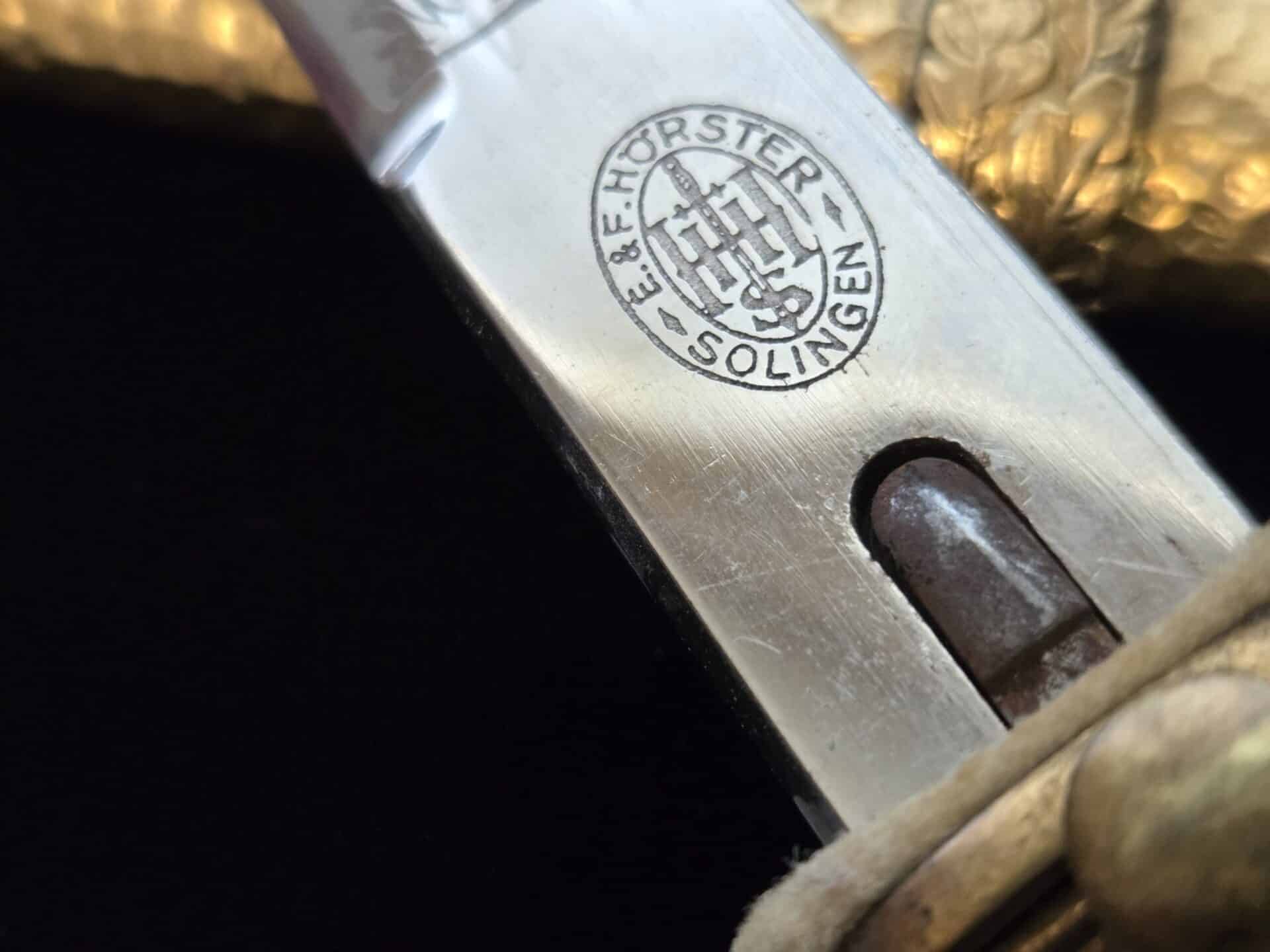 Imperial Naval Officer Dagger by E & F Horster with Portepee (33044) - Image 18