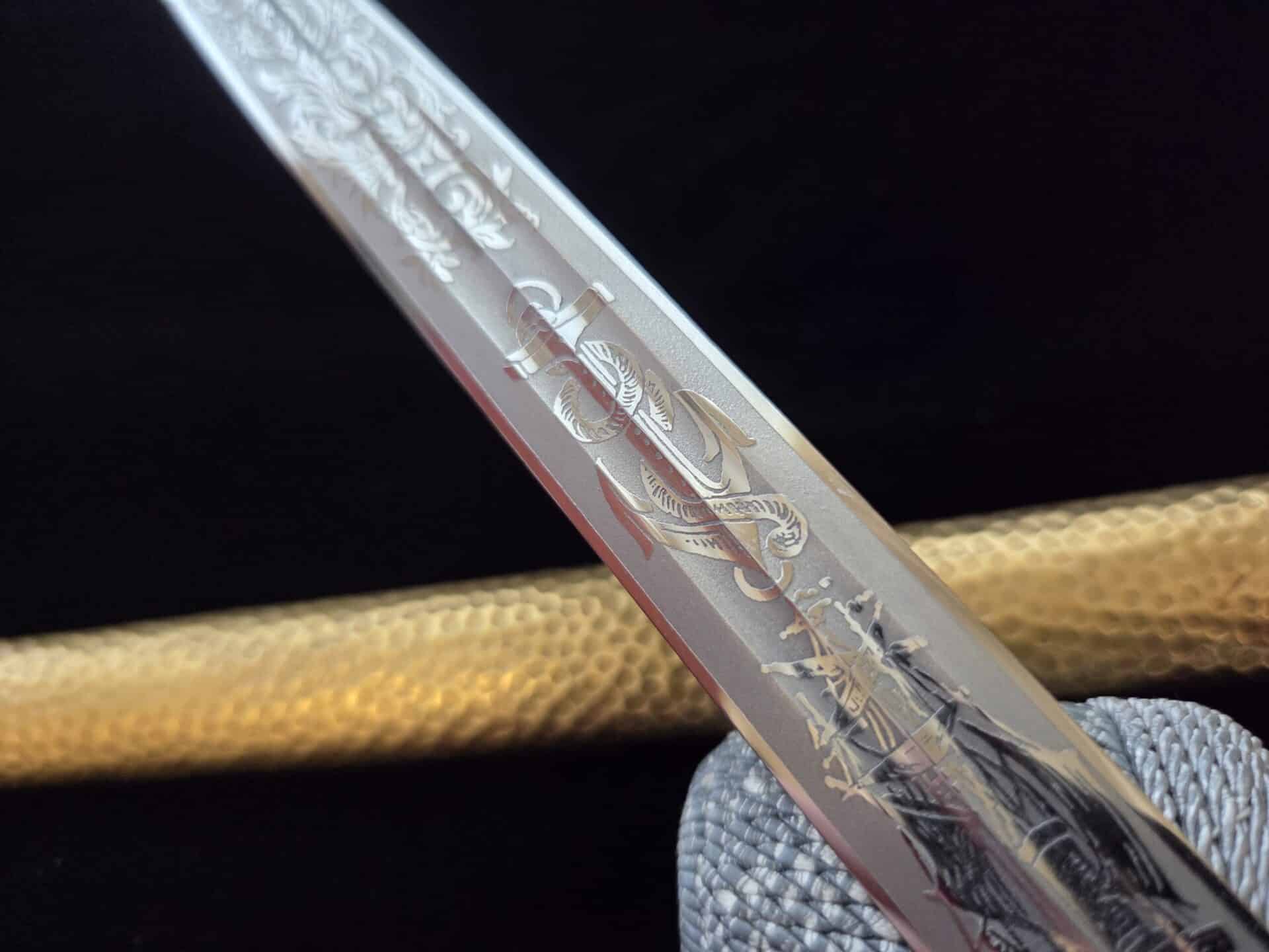 Imperial Naval Officer Dagger by E & F Horster with Portepee (33044) - Image 15