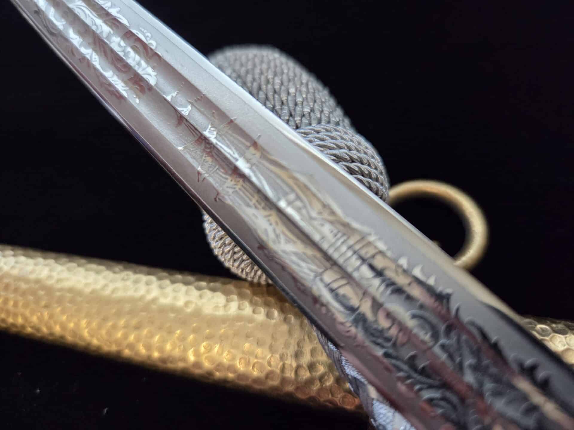 Imperial Naval Officer Dagger by E & F Horster with Portepee (33044) - Image 11