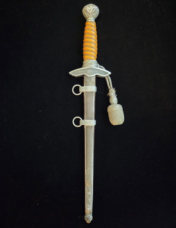 2nd Model Luftwaffe Dagger by Carl Eickhorn with Portepee (38421) - Image 6