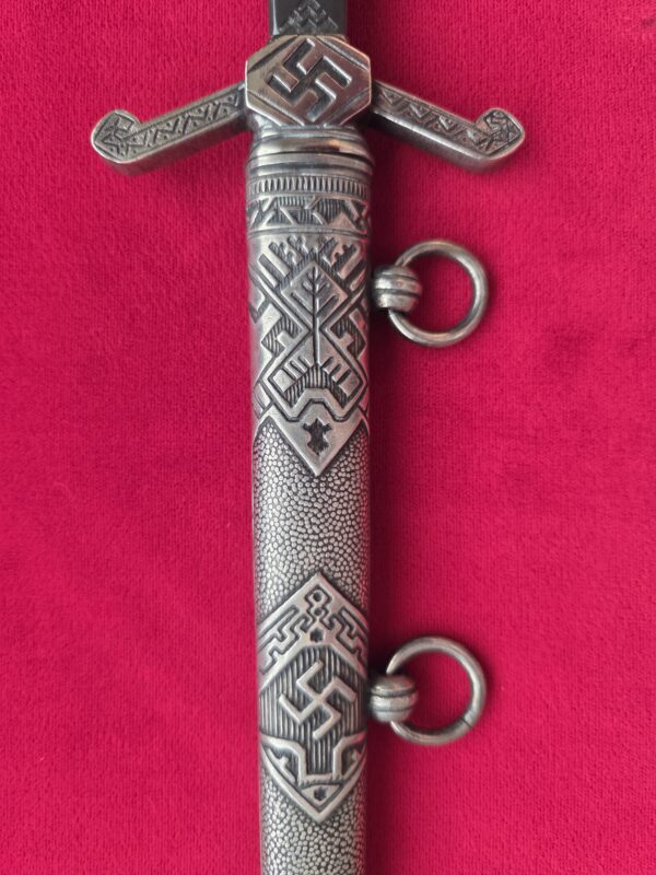 RARE WWII Latvian Ally Axis Dagger by Carl Eickhorn 1930-1940 (33055) - Image 16