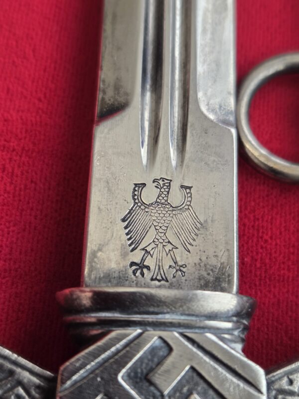 RARE WWII Latvian Ally Axis Dagger by Carl Eickhorn 1930-1940 (33055) - Image 4