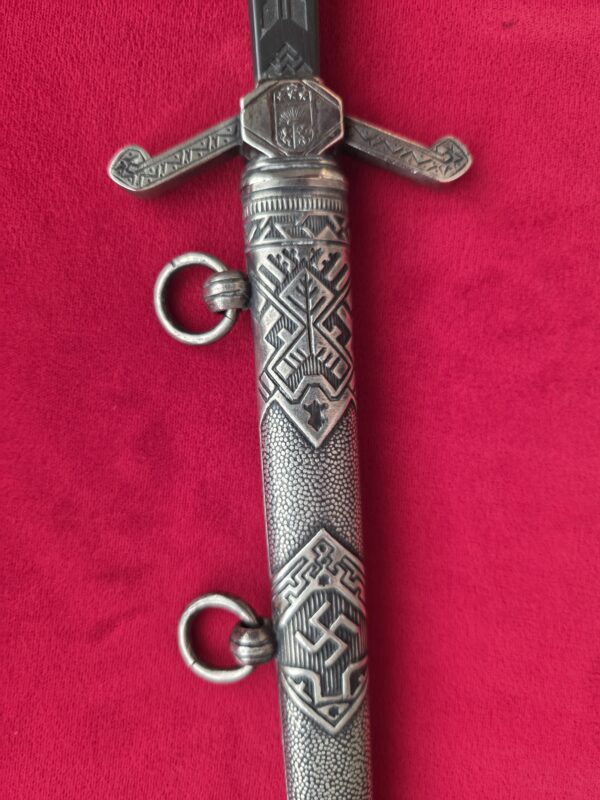 RARE WWII Latvian Ally Axis Dagger by Carl Eickhorn 1930-1940 (33055) - Image 17