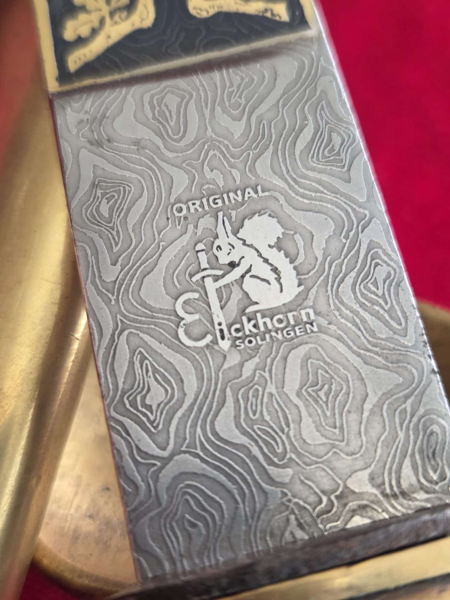 Sr Forestry Cutlass Hirschfanger with Etched Damast Blade by Carl Eickhorn (33056) - Image 19