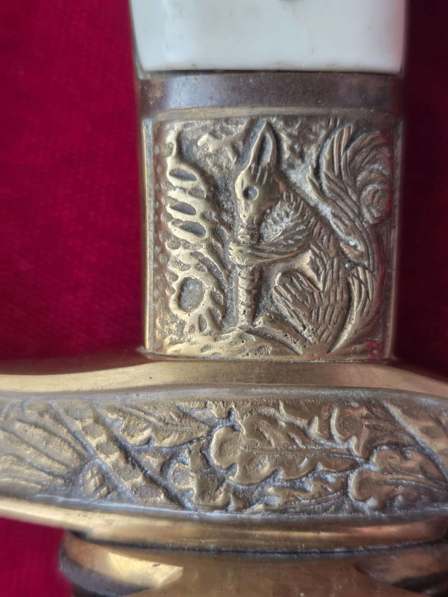 Sr Forestry Cutlass Hirschfanger with Etched Damast Blade by Carl Eickhorn (33056) - Image 10