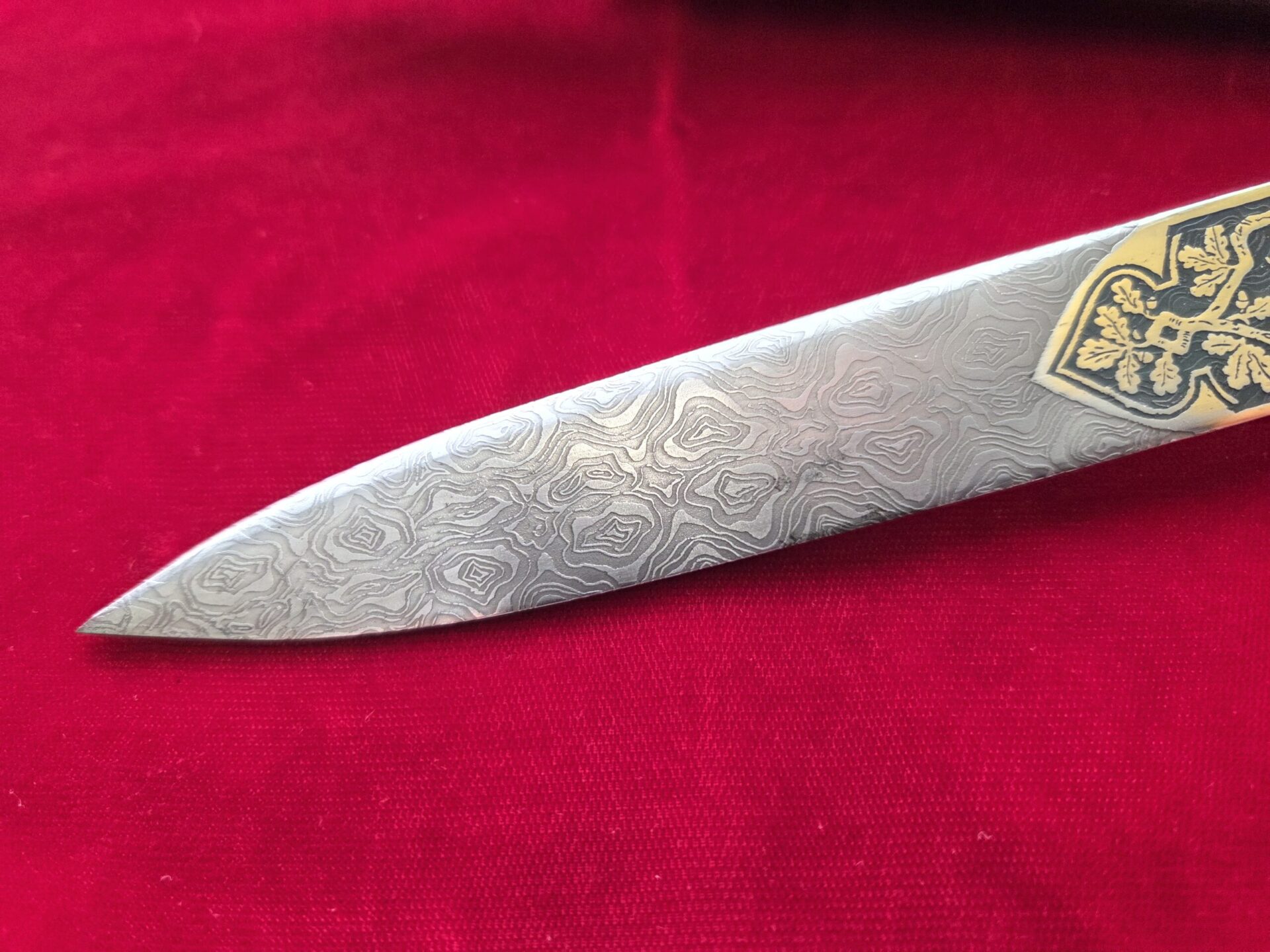 Sr Forestry Cutlass Hirschfanger with Etched Damast Blade by Carl Eickhorn (33056) - Image 20