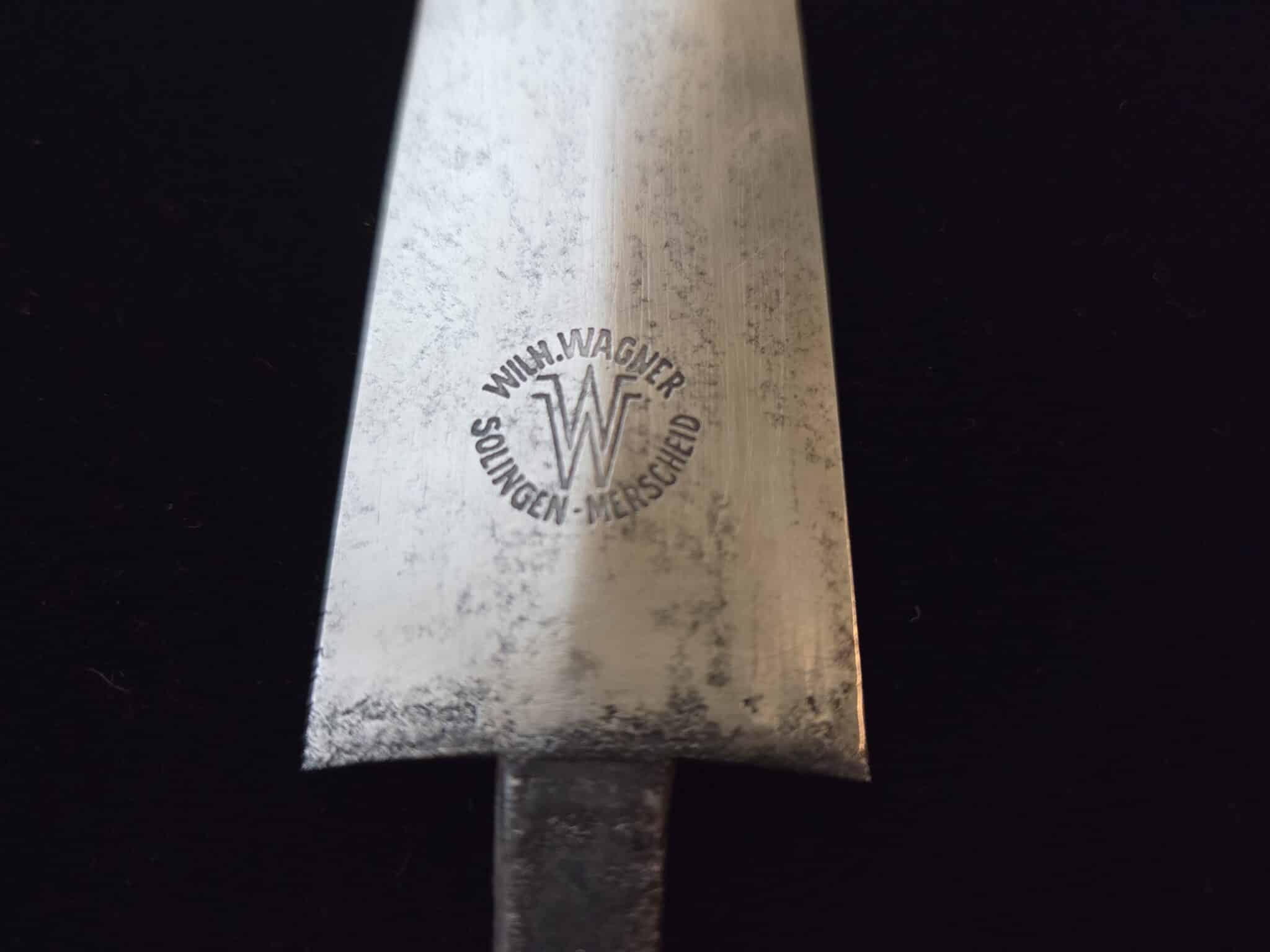 Early SA Dagger Blade by Wiln. Wagner (31874) - Image 8