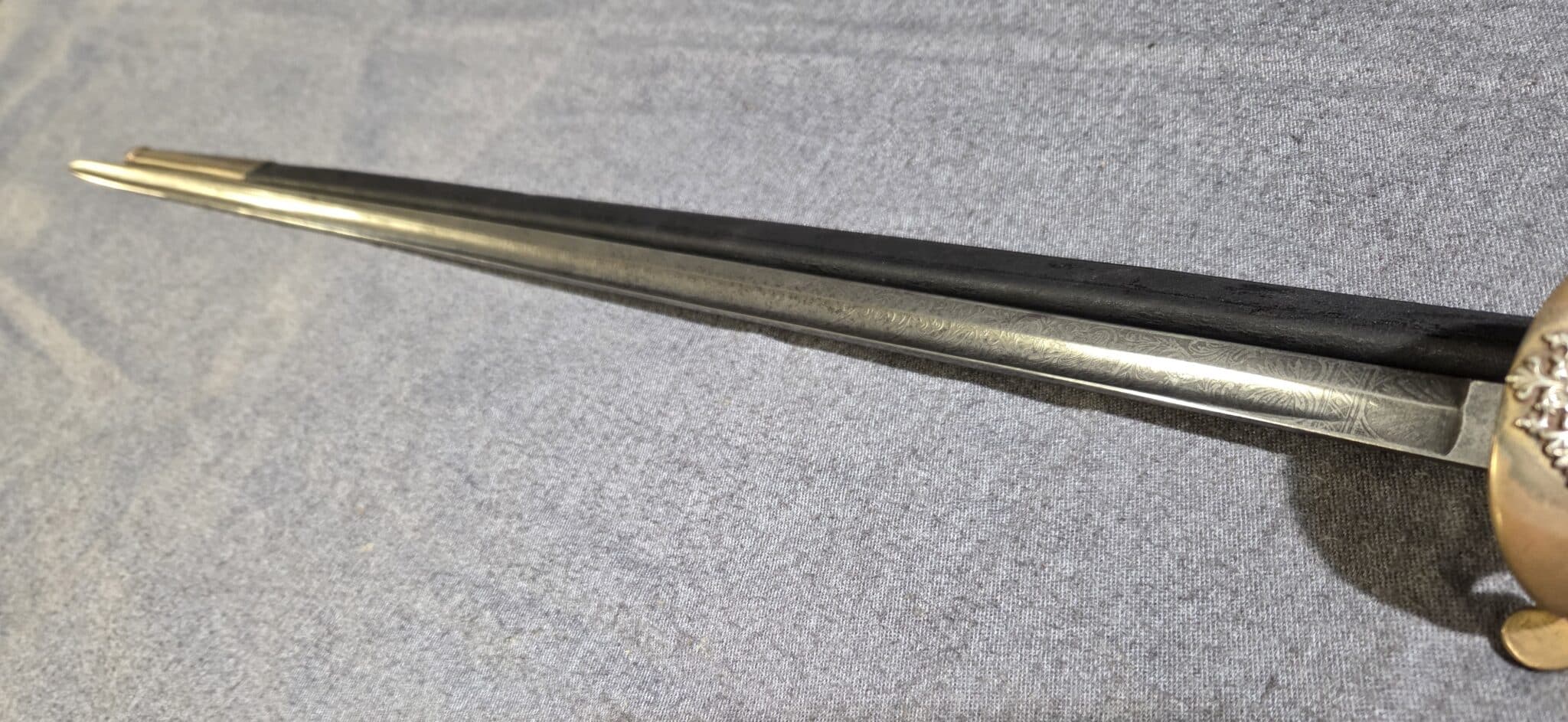 Prussian Postal Official Sword w/Engraved Blade (31867) - Image 23