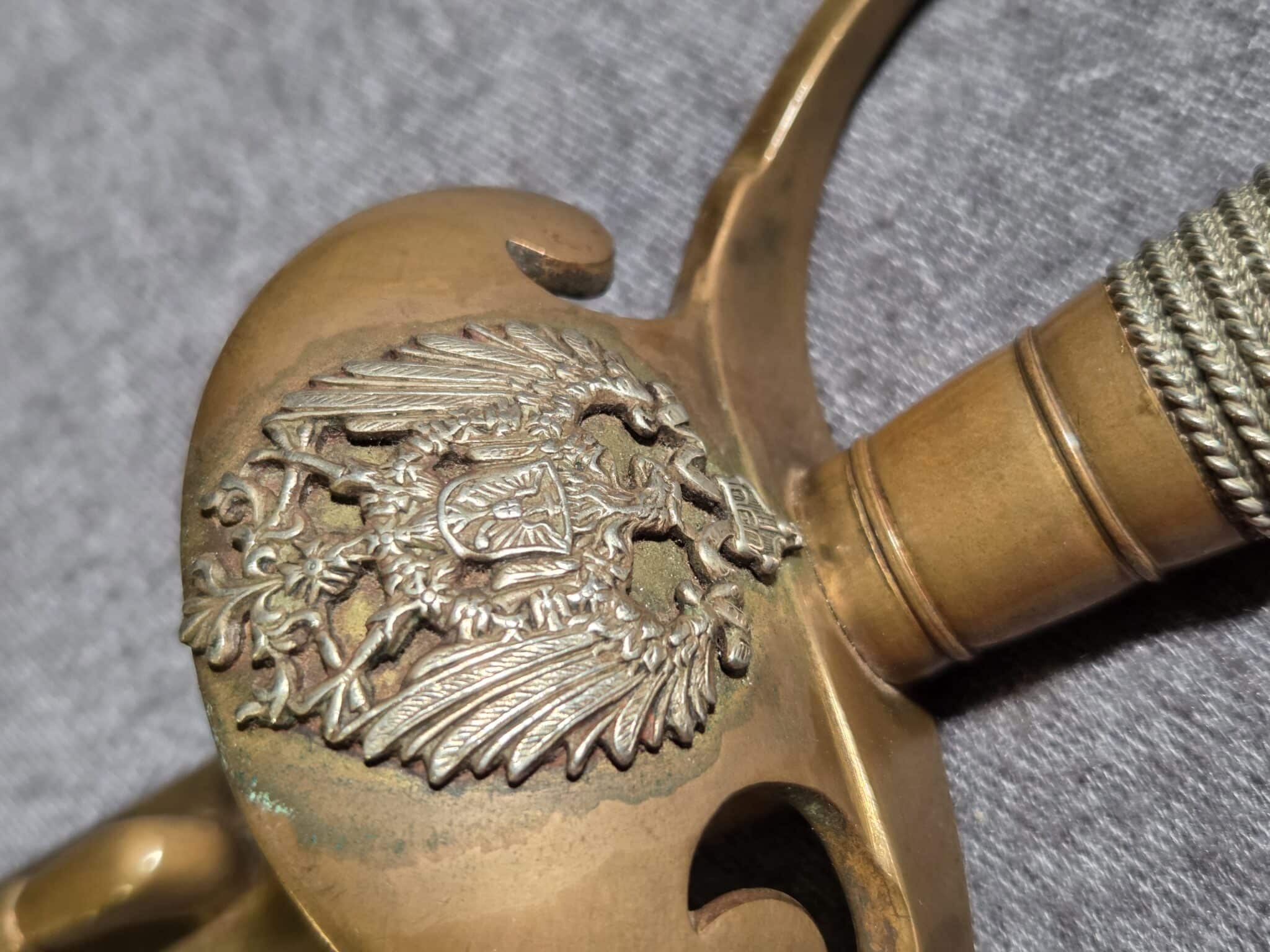 Prussian Postal Official Sword w/Engraved Blade (31867) - Image 4