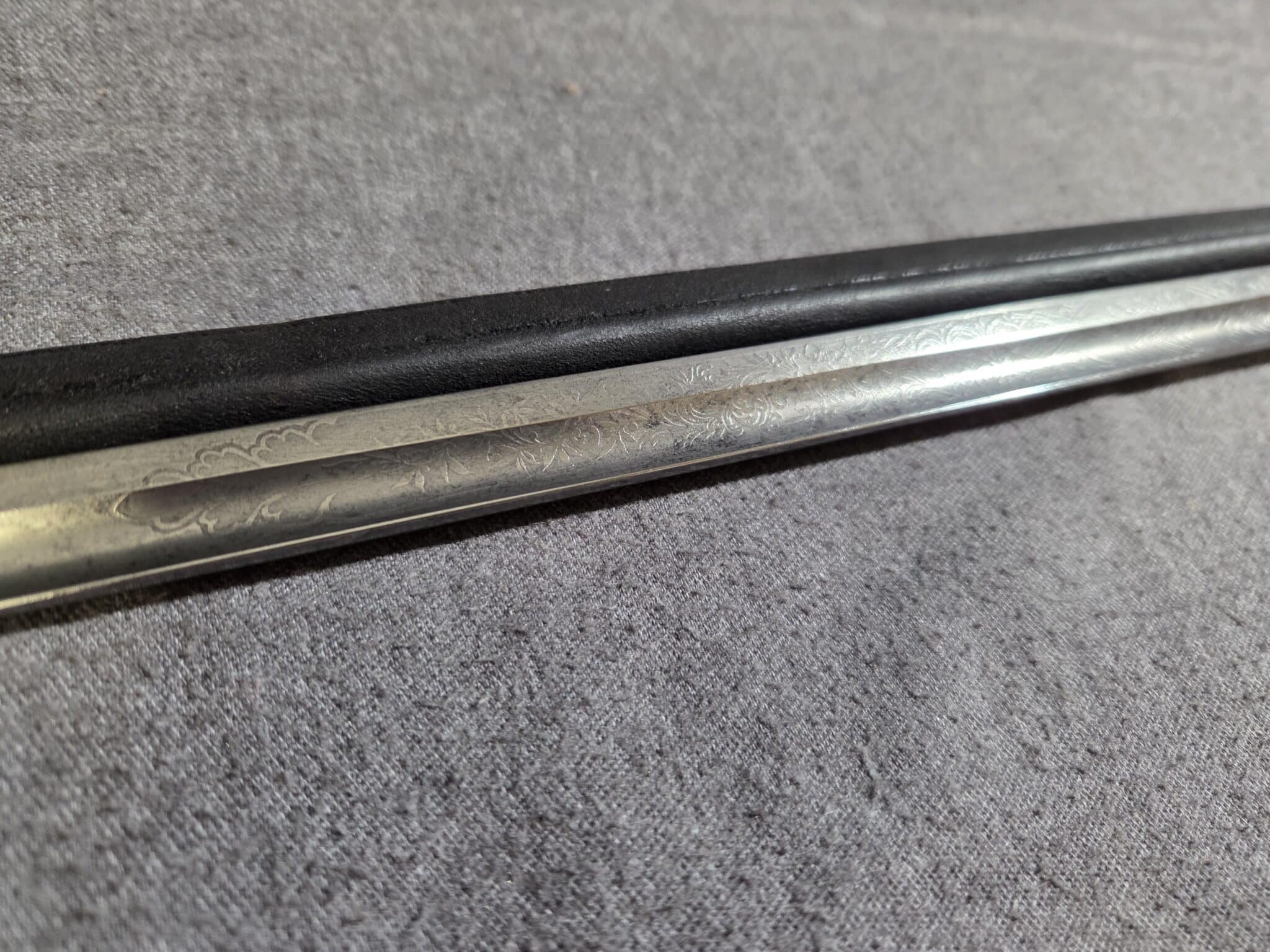 Prussian Postal Official Sword w/Engraved Blade (31867) - Image 22