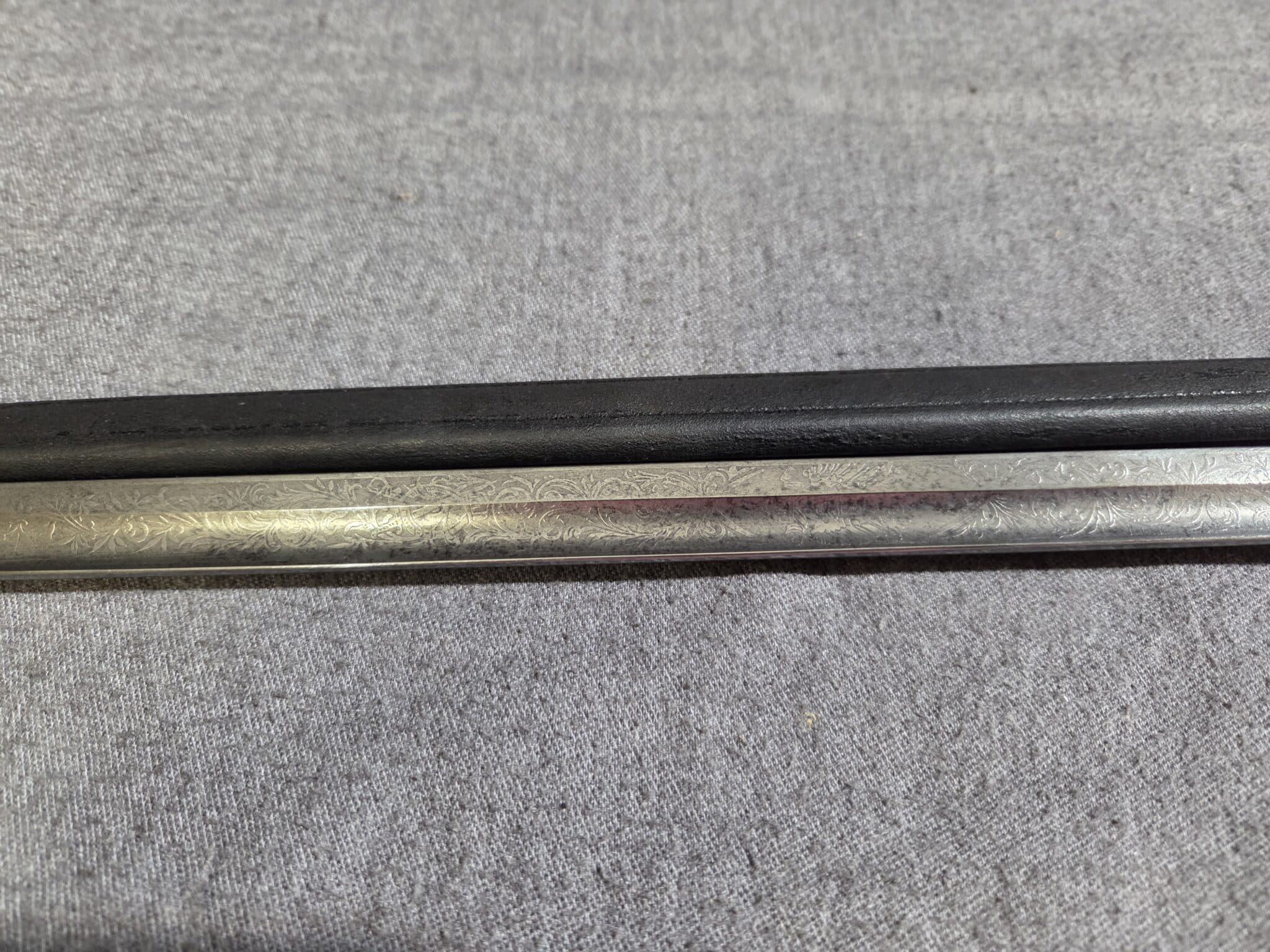 Prussian Postal Official Sword w/Engraved Blade (31867) - Image 21