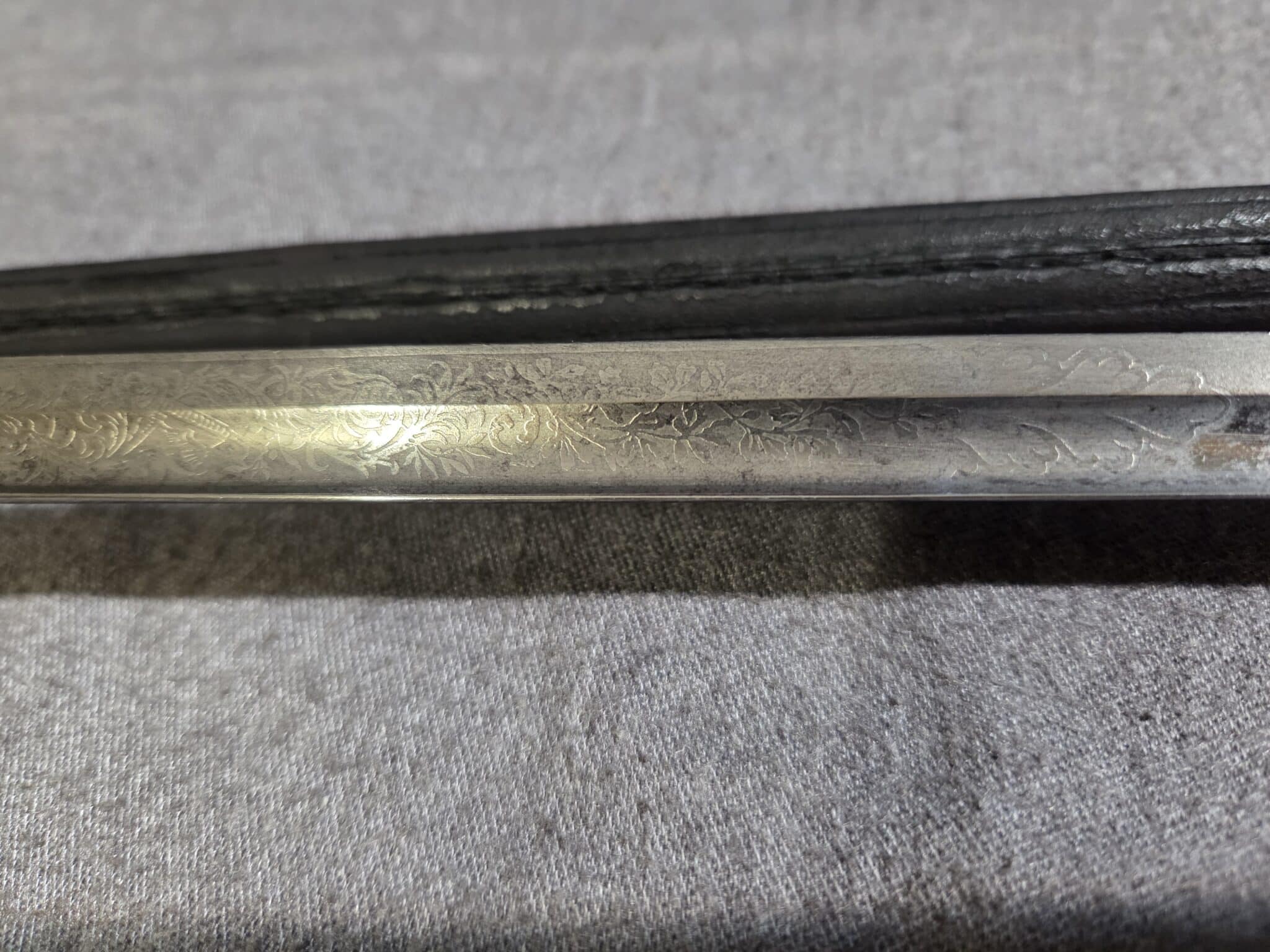 Prussian Postal Official Sword w/Engraved Blade (31867) - Image 12