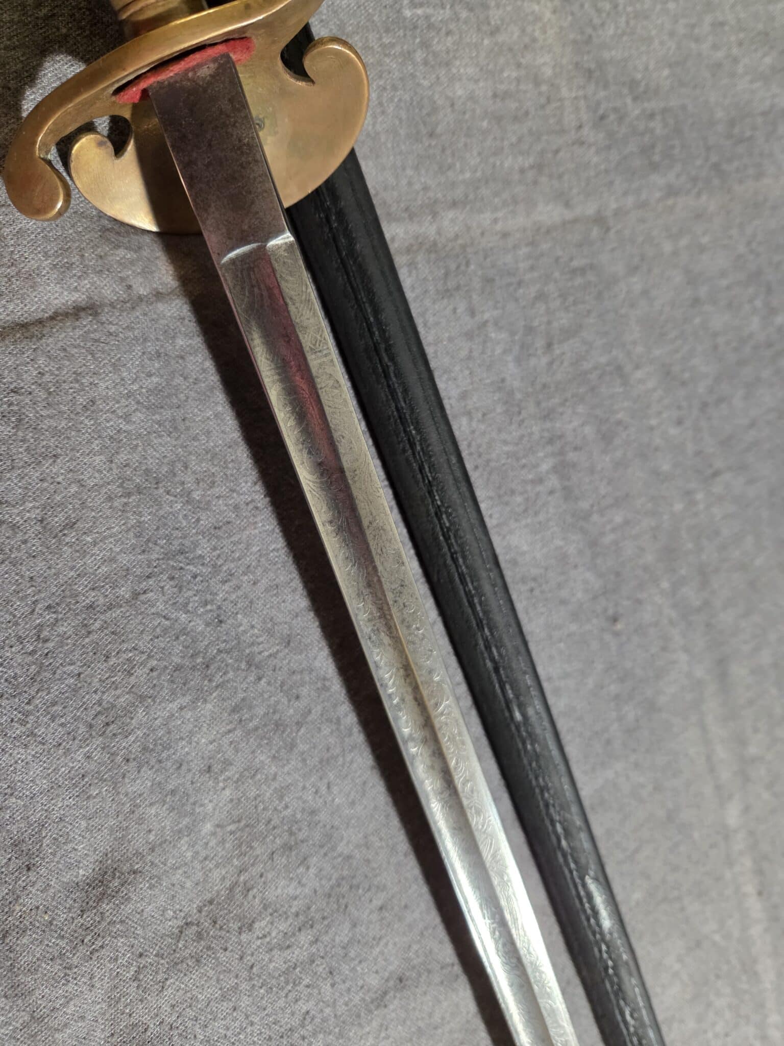Prussian Postal Official Sword w/Engraved Blade (31867) - Image 10