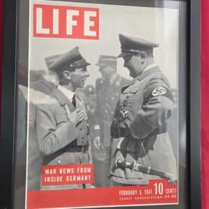 Framed Copy of Life Magazine - Goring & Goebbels 1941 (31887)