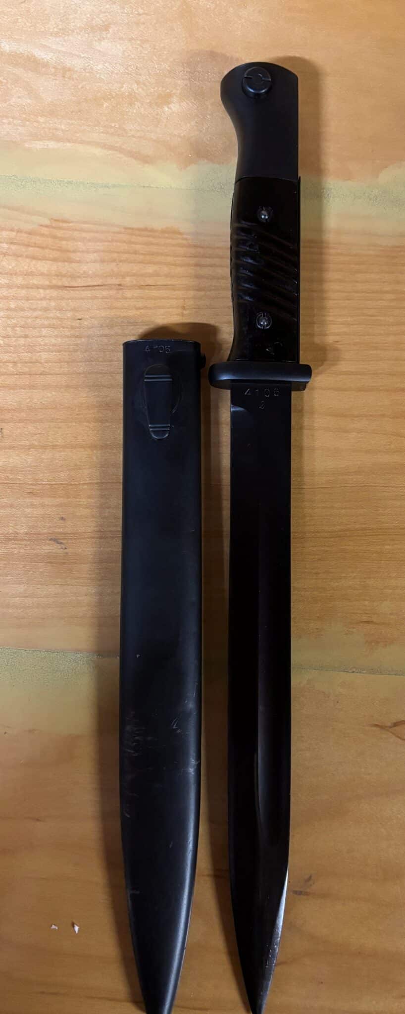 WWII German Mauser K98 Bayonet with Portepee and Frog (002) - Image 7