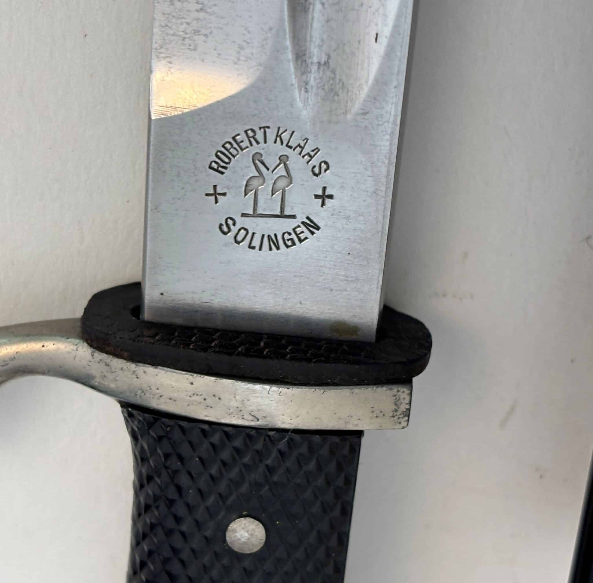 Rare Hitler Youth Bayonet by Robert Klaas with Frog (032) - Image 4