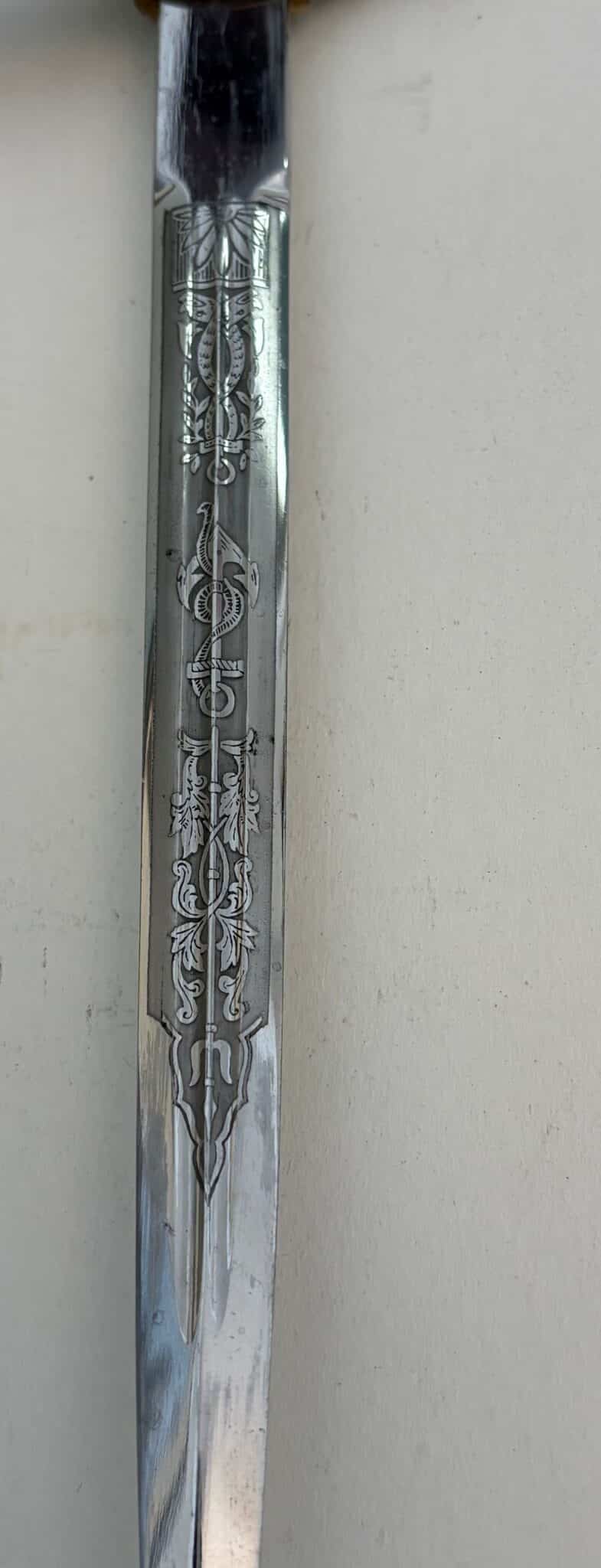 1st Model Navy Dagger by Carl Eickhorn with Portepee & Hangers (034) - Image 3