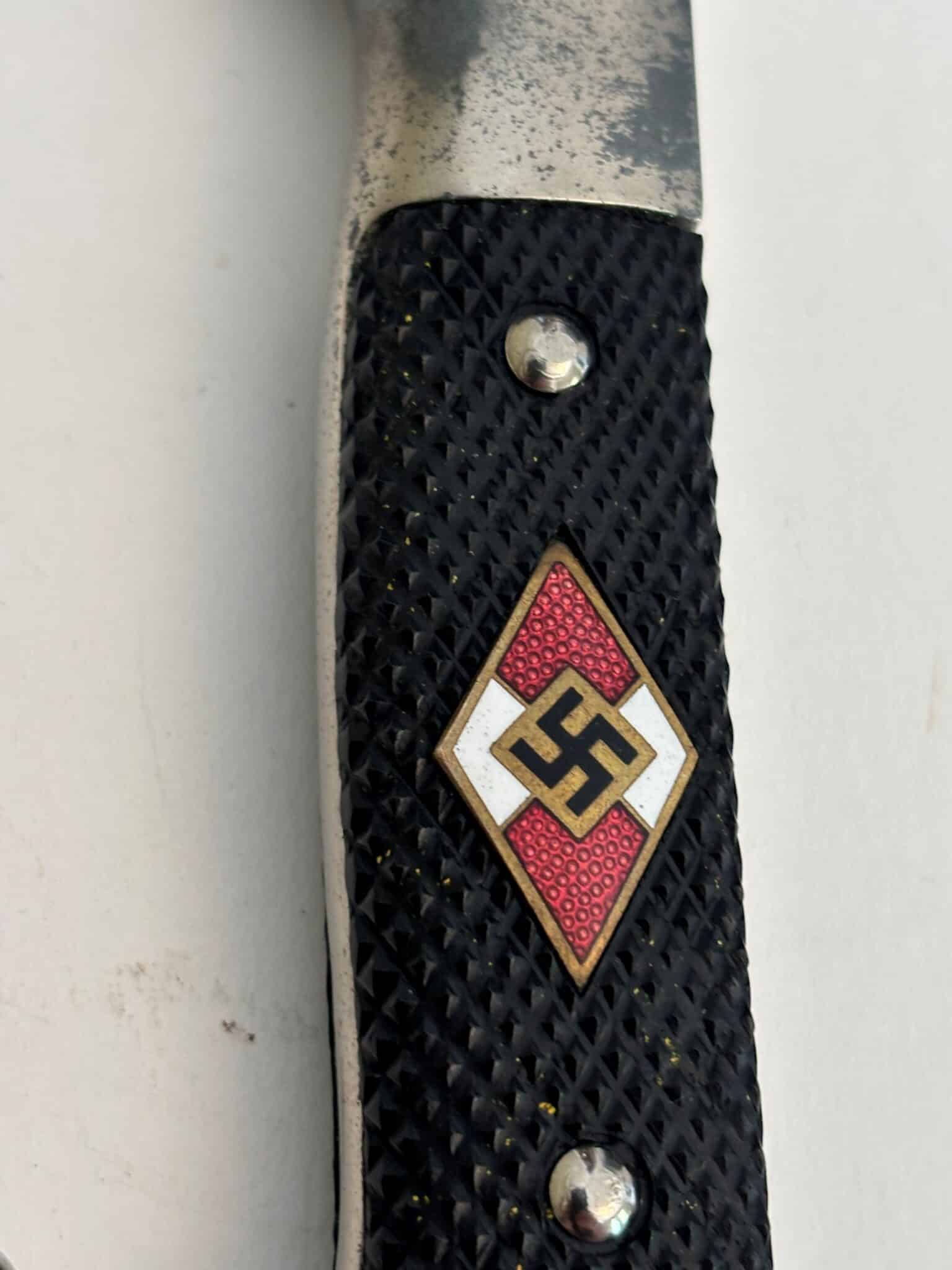 Rare Hitler Youth Bayonet by Robert Klaas with Frog (032) - Image 5