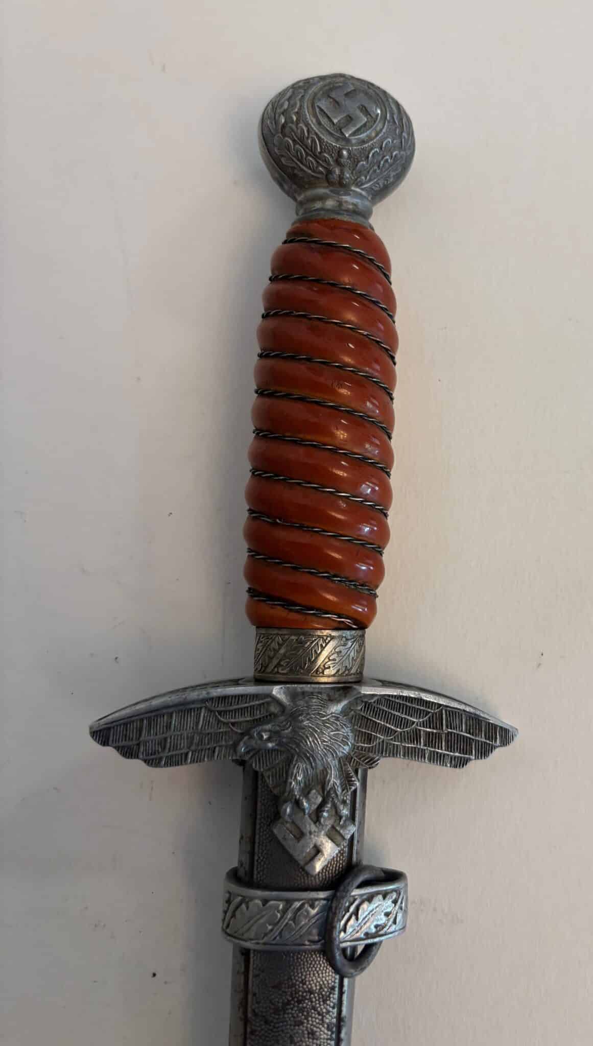 Rare Maker 2nd Model Luftwaffe Dagger by Rudolf Buchel (046) - Image 4