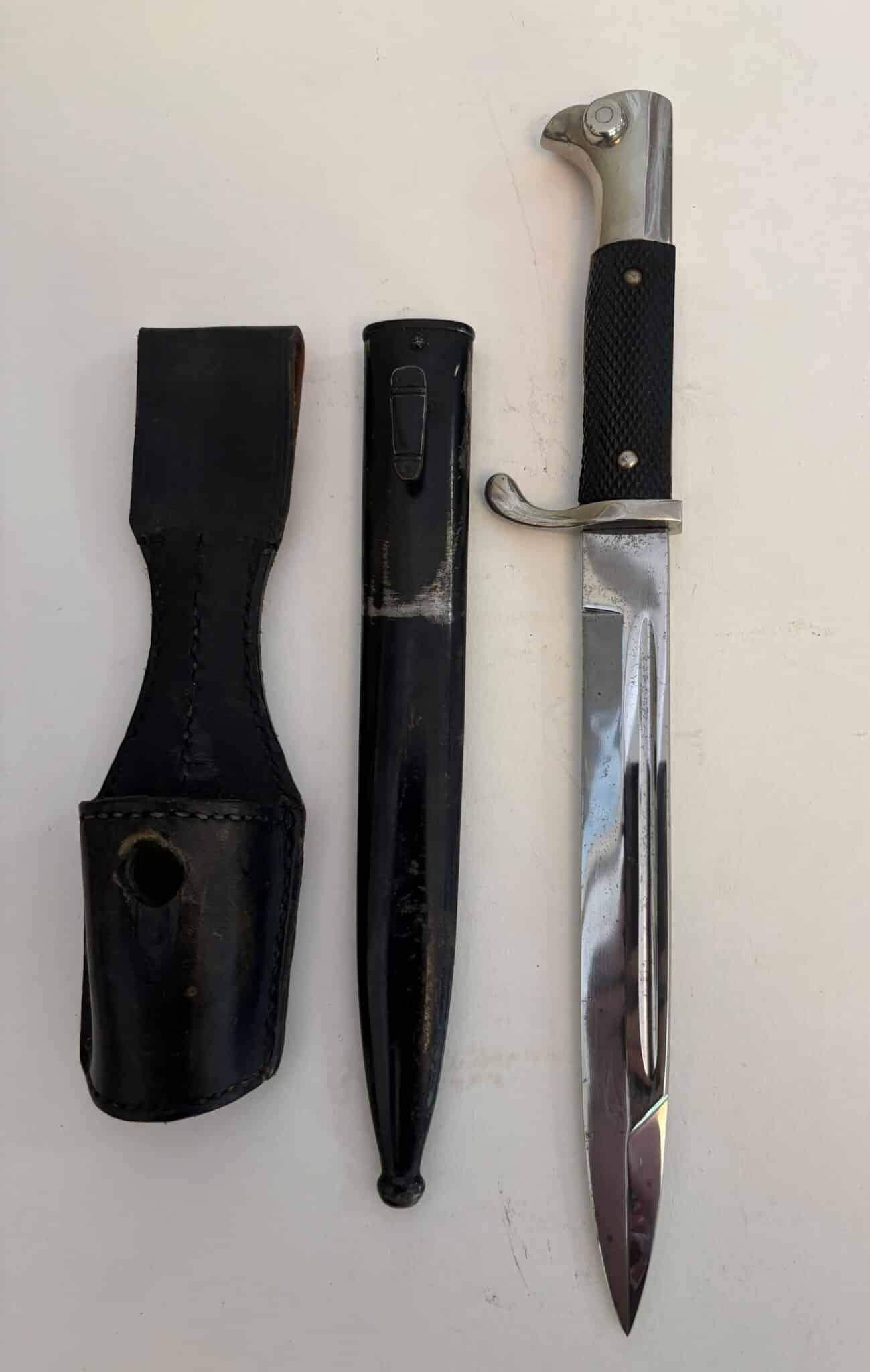 Short KS/98 Dress Bayonet by Carl Eickhorn w/Frog (041) - Image 7
